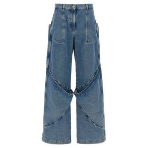 The Attico Women's Maxi Pocket Jeans